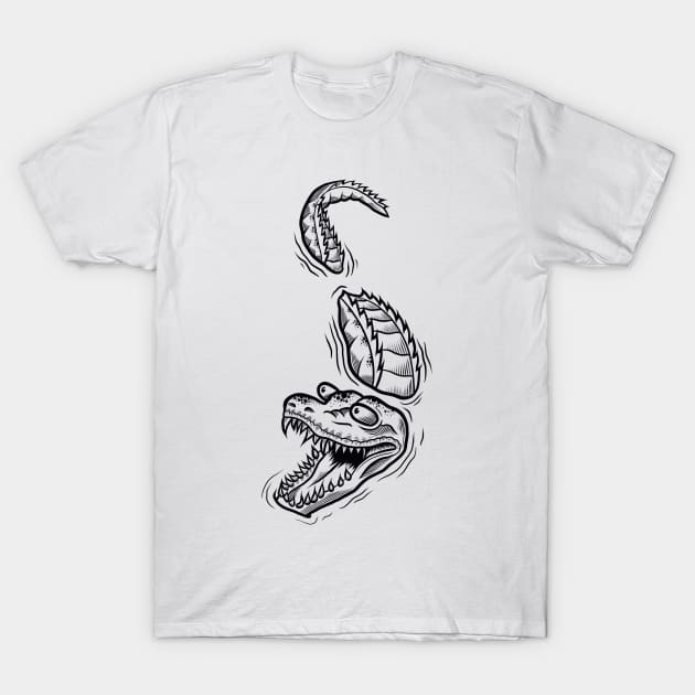 crocodile T-Shirt by Adorline